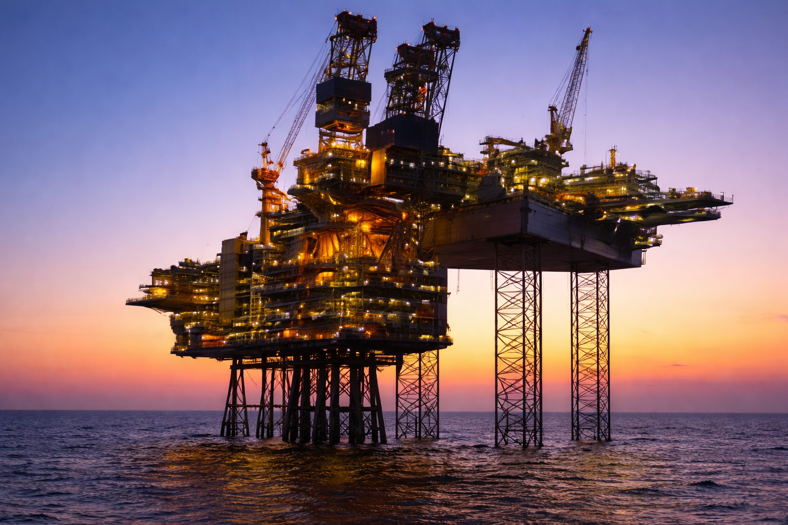 Offshore oil platform